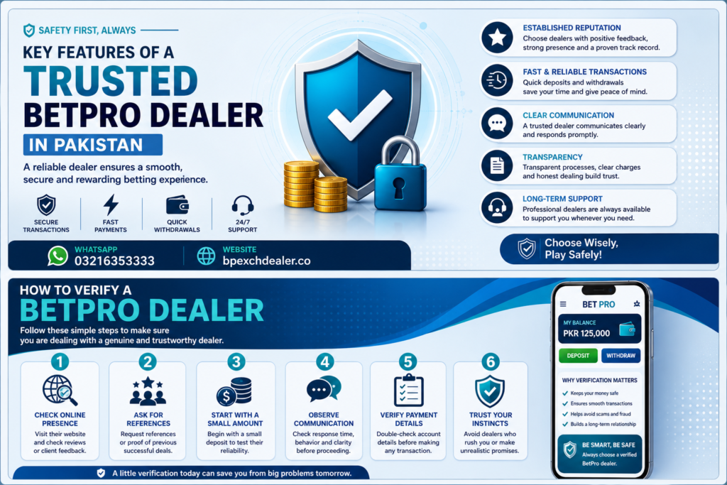 Trusted BetPro dealer