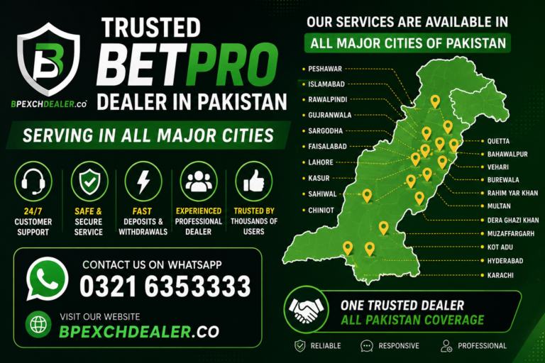 BetPro Dealer in Various Cities of Pakistan